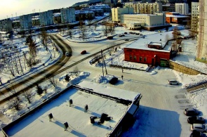 Area of the Naimushina Palace of Culture. Ust-Ilimsk webcams