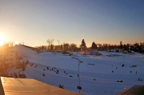 View of the ski slope Lesnaya Polyana. Webcams Vladivostok