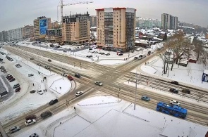 Crossroads of Chertygashev and Nekrasov. Abakan webcams