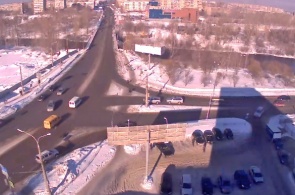 The intersection of Ostrovsky and Serov. Nizhny Tagil webcam online