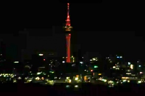 City skyline of sails. Auckland webcams