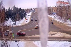 Crossroads Sutyagin - Kuznetsov. Kopeysk webcams