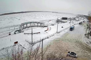 Reconstruction of the Amur embankment. Komsomolsk webcams