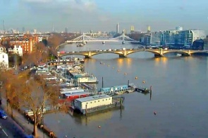 The River Thames. The albert bridge webcam online