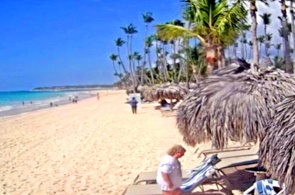 El Cortecito beach. Webcams Punta Cana