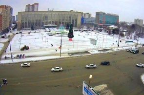 Square Pimenov. Webcam Novosibirsk online