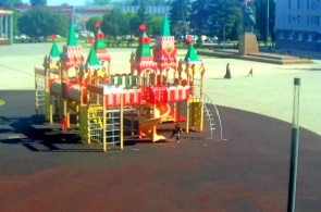 Victory Square. Angle 3. Georgievsk webcams online