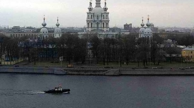 The Smolny Cathedral. Saint Petersburg web Cam online