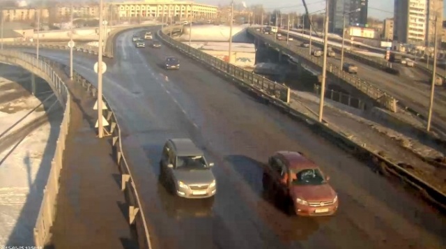 The October bridge. Cherepovets web camera online
