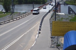 Mitevski bridge. Kolomna webcam online