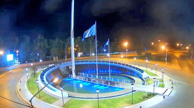 Plaza de la Bandera. Webcams Neuquen