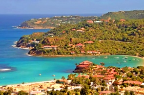 Bay of Saint-Jean. Gustavia webcams