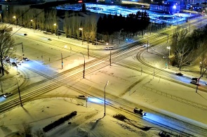 Crossroads of Yubileynaya and Primorsky Boulevards. Webcams Tolyatti