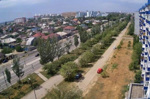 A view of the street Karbysheva. Webcams Volga online