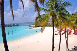 View of Akasdu beach. Webcams Male
