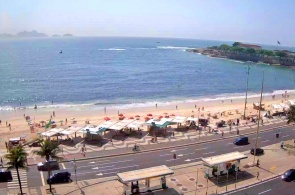 Copacabana Beach. Angle 3. Rio de Janeiro webcams online