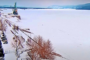 Lena River (overview). Webcams Lensk
