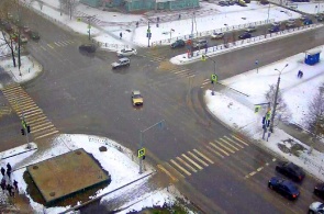 Web camera overlooking the intersection of the streets of Mira - Marshal Shchukov