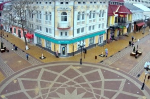 Webcam at the intersection of Central streets of Simferopol - Karl Marx and Pushkin.