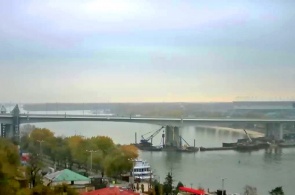 Voroshilovsky bridge. Webcam Rostov-on-don online