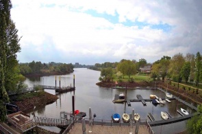 The port on the Weser River. Bremen's webcams online