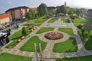 Central square. Webcams Nasice online