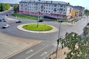 Crossroads of Dyakonov and Lenin. Velikiye Luki webcams online