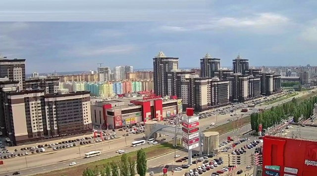 The Market Of Voronezh. Free web camera online Voronezh