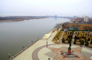 Street Babeuf. Panoramic webcam of Astrakhan online