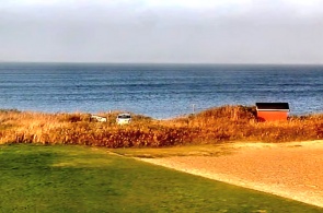 View of the Hvide Sande beach. Copenhagen Webcams