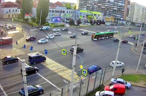 Crossroads of Frunze and 9 April streets. Webcams Kaliningrad