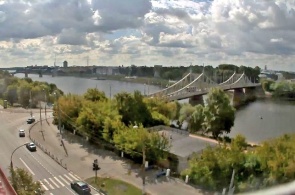 The old Volga bridge web camera online