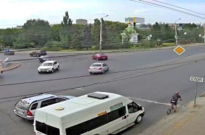 Lermontova Street. Omsk webcam online