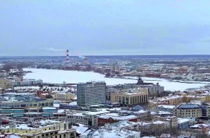Panoramic of the city. Webcams online Kazan