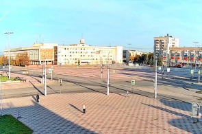 Crossroads of Lenin and Victory. Square. Webcams Kamensk-Uralsky