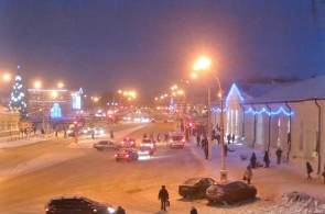 Webcam online on the Susanin square in Kostroma