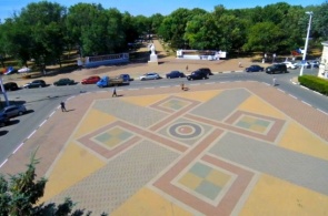 Webcam in the centre of Eysk, on the Theatre square