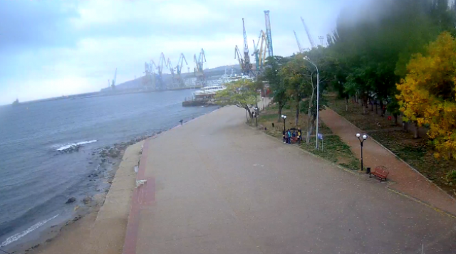 Webcam in Feodosia "Railway crossing"