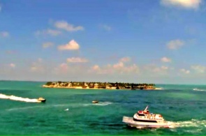The Island Of Sunset Key. Webcam Key West online