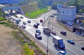 Overpass from Dyakonova Street. Velikiye Luki webcams online