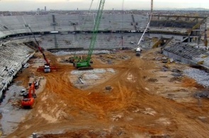 The construction of a new stadium in Konya