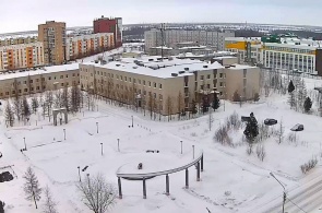 Orudzhev Square. Webcams of New Urengoy
