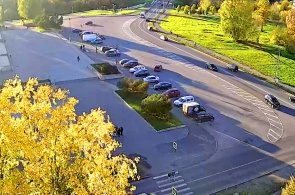 Crossroads of Karl Marx and Krasnoarmeyskaya. Webcams Tikhvin