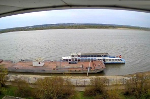 River station. Webcam Tomsk online