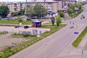 Crossroads of Victory and Pushkin. Webcams of Kamensk-Uralsky