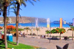 Playa de Los Cristianos. Tenerife webcam online