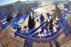 Town Square. Webcam Guy
