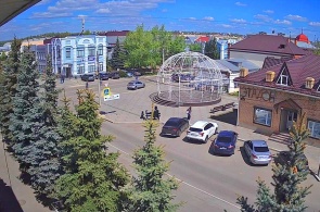 Crossroads of Sovetskaya and Klimov. Troitsk webcams