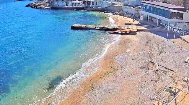 Marble Beach. Webcams Balaklava