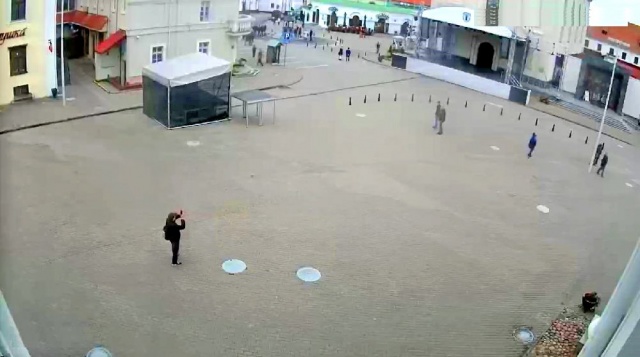 The upper city. Webcam Minsk online